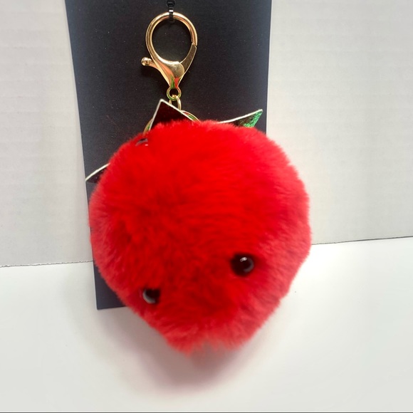 NWT. Plush strawberry keychain or bag charm - Picture 5 of 9